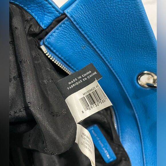 MARC JACOBS TOTE HANDBAG PURSE Blue - Picture 5 of 11